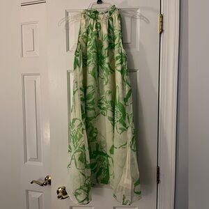 Green and white Banana Republic sundress size Small